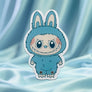 Labubu eyelash tile magnets