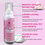 Unflavored whipped lash shampoo with a white cap - MUA Lashes Collections