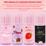 Strawberry-flavored whipped lash shampoo - MUA Lashes Collections