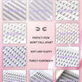 Short black pre-made eyelash extensions 12rows