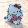 Halloween Hello Kitty Bandage Acrylic Eyelash Tiles