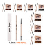 Ultra-fine, smooth and long-lasting rose gold tube eyebrow pencil