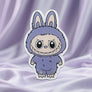 Labubu eyelash tile magnets