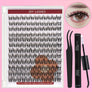 DF13 cluster DIY lashes Kit - 144 clusters - MUA Lashes Collections
