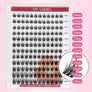DF03 cluster DIY lashes Kit - 144 clusters