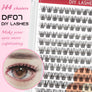 DF07 cluster DIY lashes Kit - 144 clusters - MUA Lashes Collections
