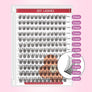 DF07 cluster DIY lashes Kit - 144 clusters - MUA Lashes Collections