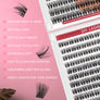 DF08 cluster DIY lashes Kit - 144 clusters - MUA Lashes Collections