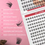 DF09 cluster DIY lashes Kit - 144 clusters - MUA Lashes Collections
