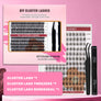 DF15 cluster DIY lashes Kit - 144 clusters - MUA Lashes Collections