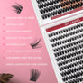 DF16 cluster DIY lashes Kit - 108clusters - MUA Lashes Collections