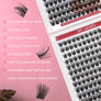 DF18 cluster DIY lashes Kit - 144 clusters - MUA Lashes Collections