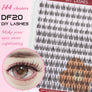 DF20 cluster DIY lashes Kit - 144 clusters - MUA Lashes Collections