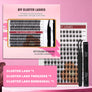 DF25 cluster DIY lashes Kit - 144 clusters - MUA Lashes Collections