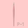 Stainless steel tweezers for eyelash extension