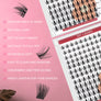 SH10 cluster DIY lashes kit - 120 clusters - MUA Lashes Collections