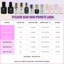 Halloween special label grafting eyelash glue waterproof and non-irritating