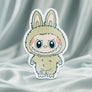 Labubu eyelash tile magnets