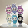 Labubu eyelash tile magnets