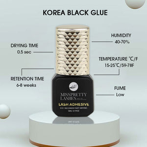 1-2s Black Korean Glue 5ml