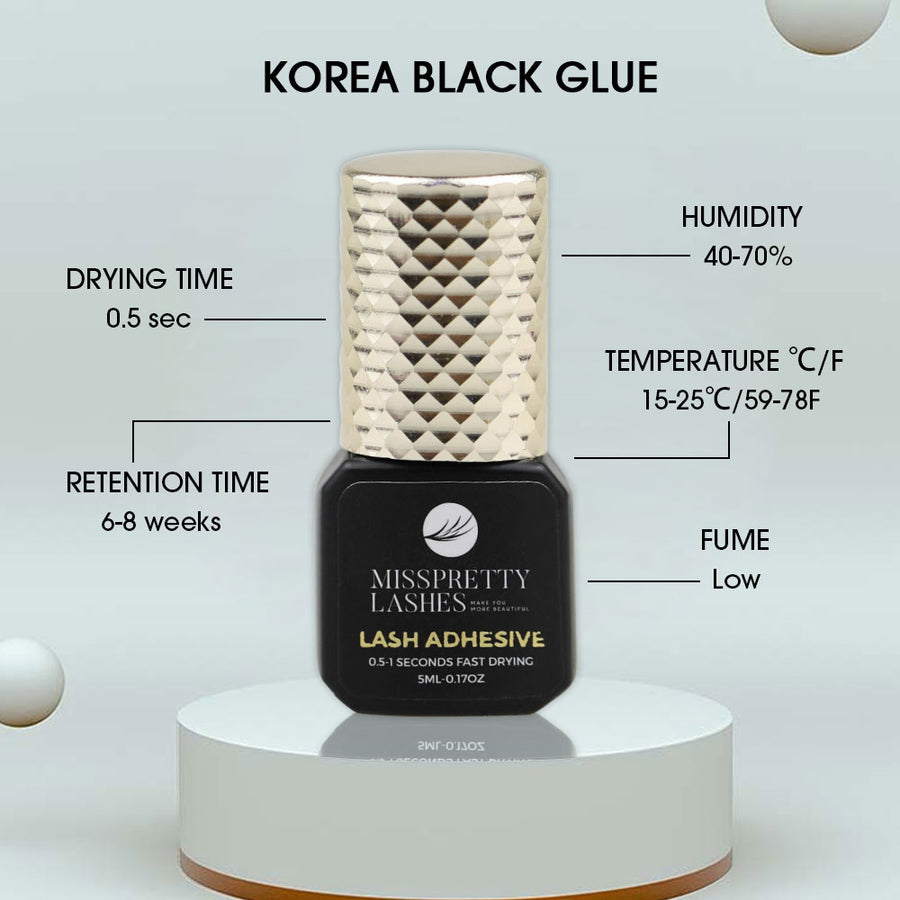 1-2s Black Korean Glue 5ml