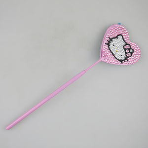 Hello Kitty Handheld Sparkling Diamond Makeup Grafting Professional Mirror