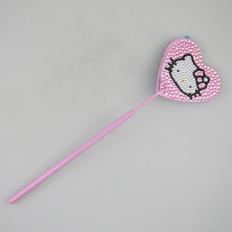 Hello Kitty Handheld Sparkling Diamond Makeup Grafting Professional Mirror