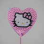 Hello Kitty Handheld Sparkling Diamond Makeup Grafting Professional Mirror