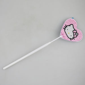 Hello Kitty Handheld Sparkling Diamond Makeup Grafting Professional Mirror