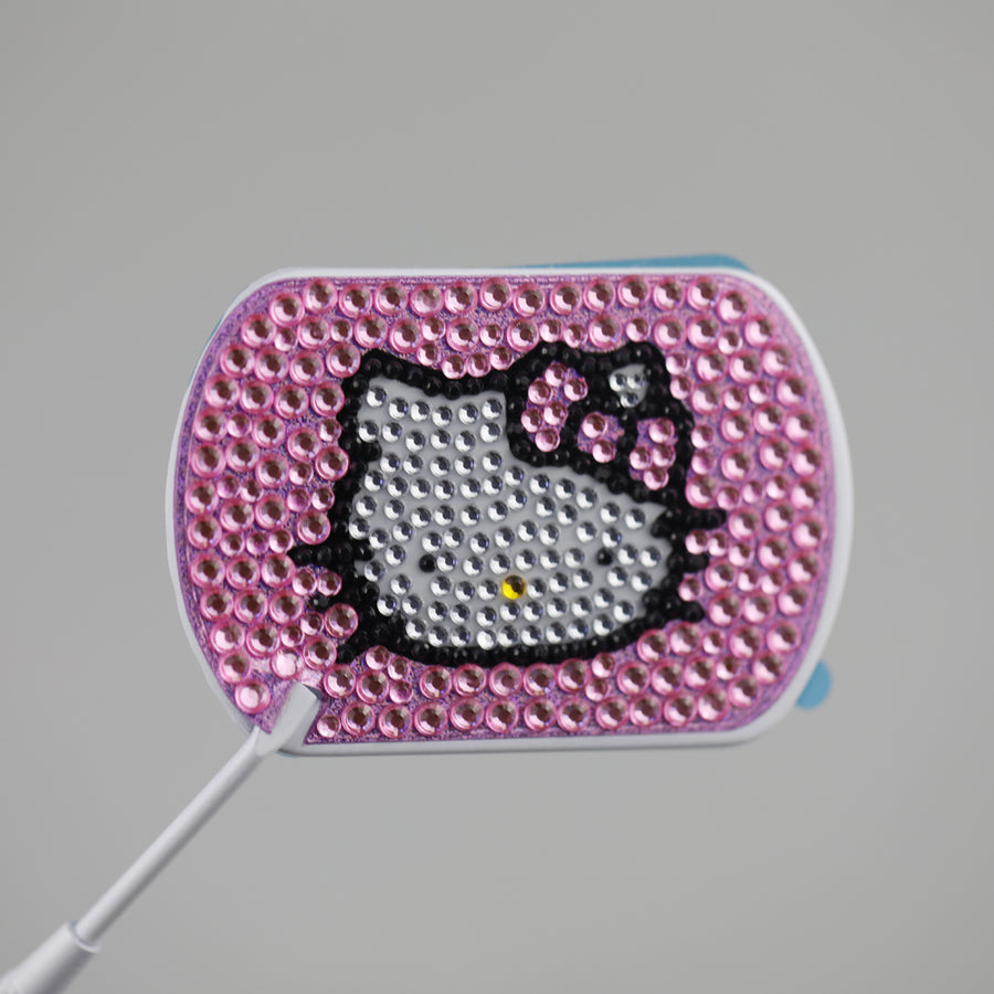 Hello Kitty Handheld Sparkling Diamond Makeup Grafting Professional Mirror