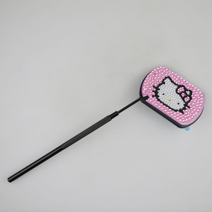 Hello Kitty Handheld Sparkling Diamond Makeup Grafting Professional Mirror