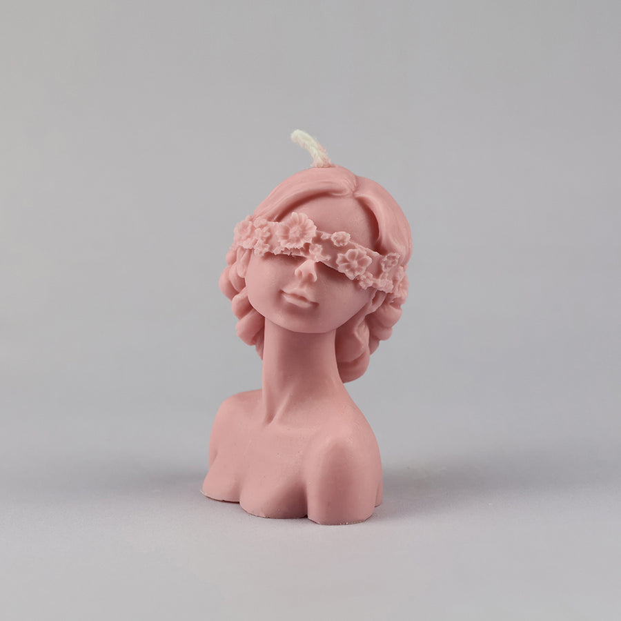 Blindfolded girl Soy Wax Candle - MUA Lashes Collections