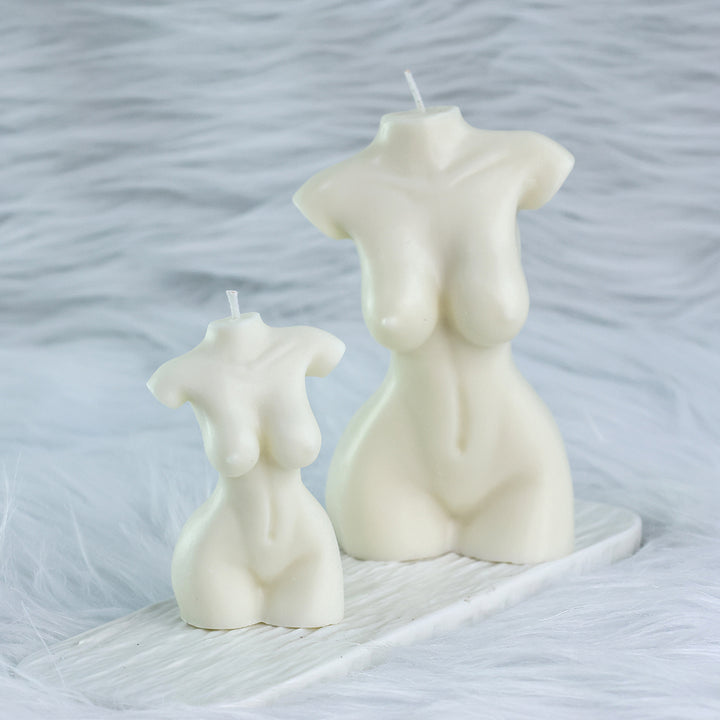 Handmade Colored Soy Wax Scented Naked Girl Candles - MUA Lashes Collections