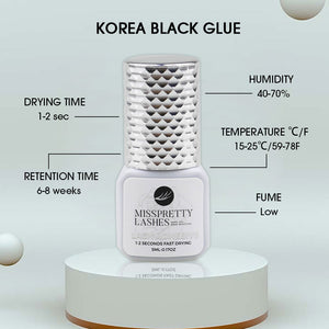 1-2s Black Korean Glue 5ml