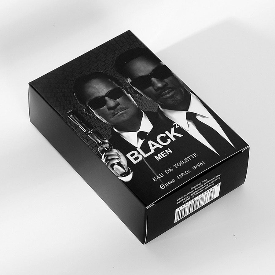 Men perfume with woody scent black bottle - MUA Lashes Collections
