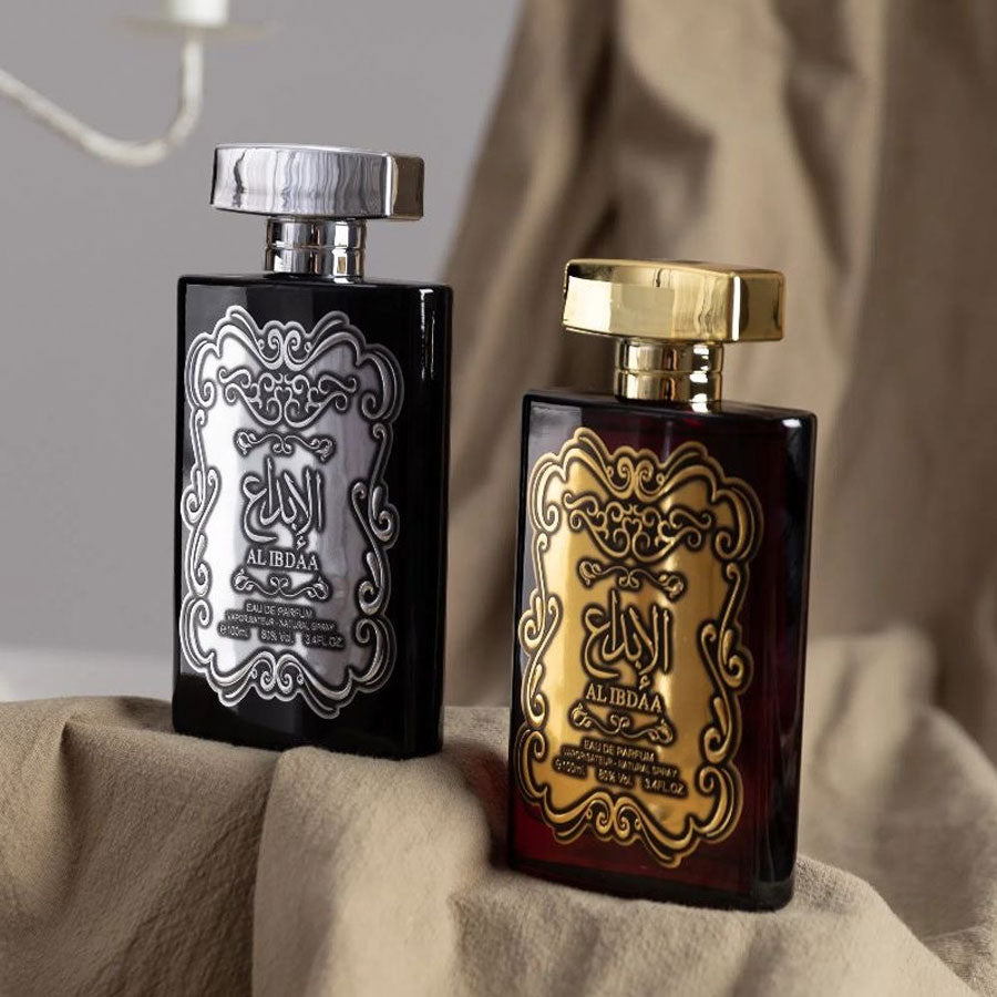 Men perfume wood scent gold bottle 100ml