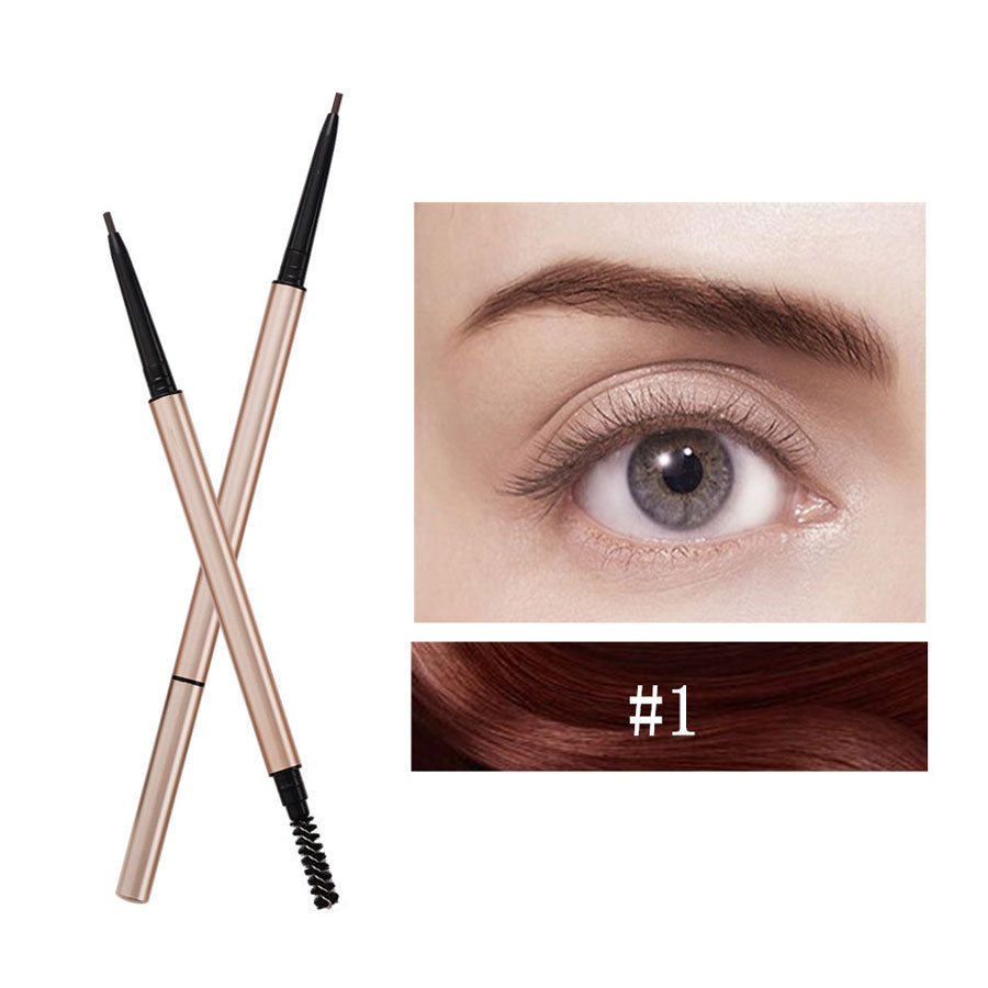 Ultra-fine, smooth and long-lasting rose gold tube eyebrow pencil