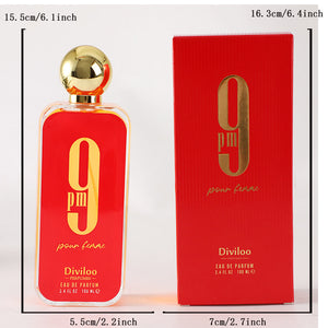Famous arabic men perfume 9pm men Blue bottle - MUA Lashes Collections