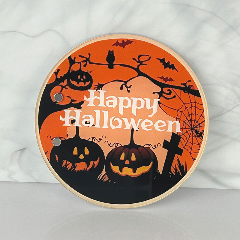 Halloween Hello Kitty Bandage Acrylic Eyelash Tiles
