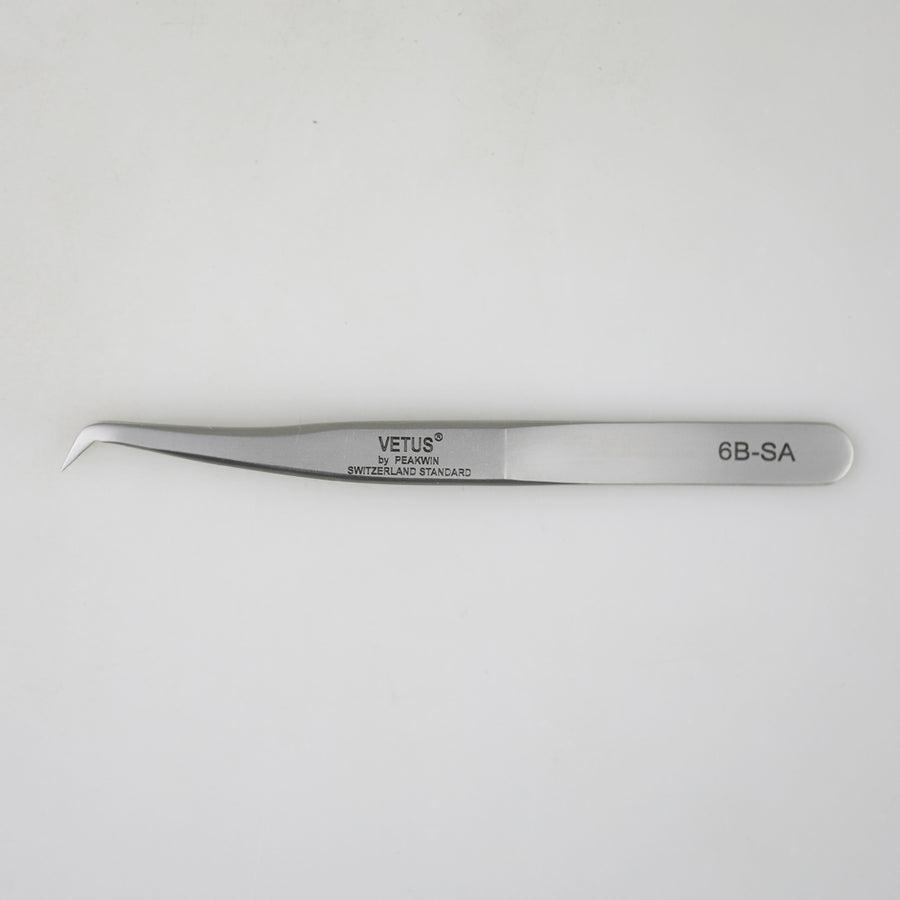 Vetus Lash Tweezers 6B-SA - MUA Lashes Collections