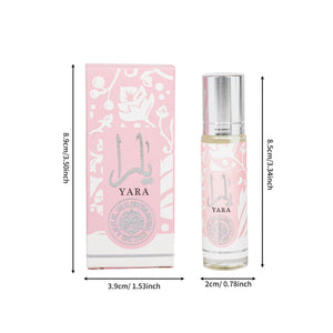 Arabian ladies perfume oil long lasting pink bottle