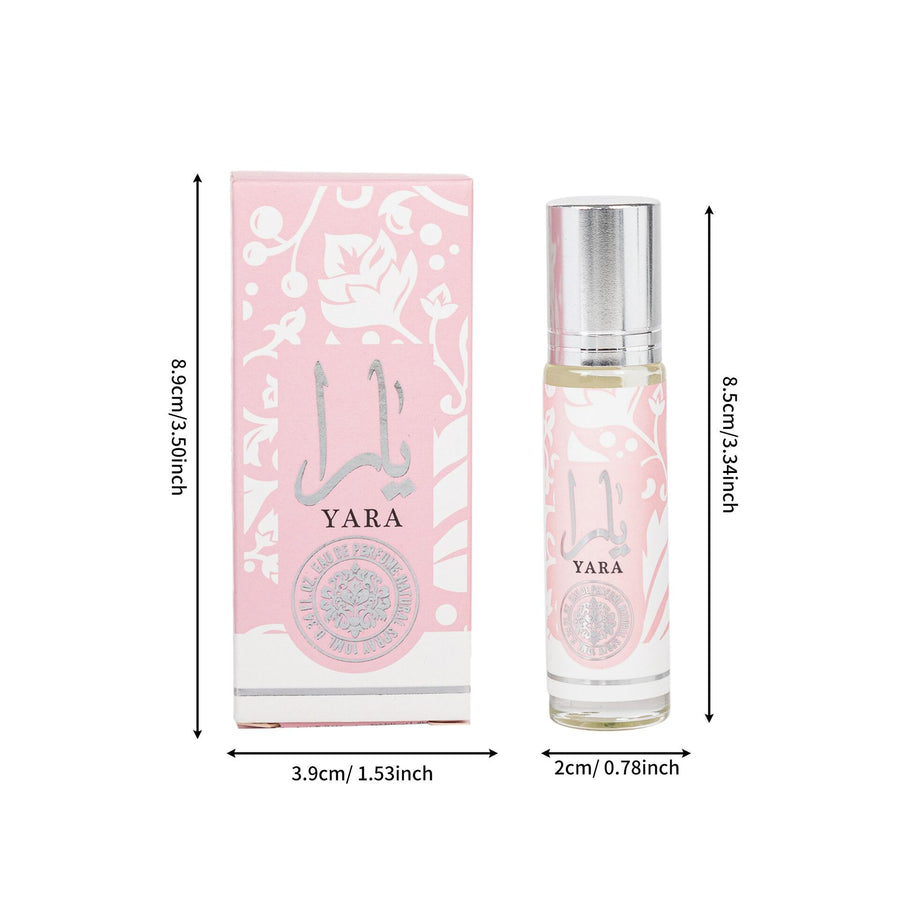 Arabian ladies perfume oil long lasting pink bottle