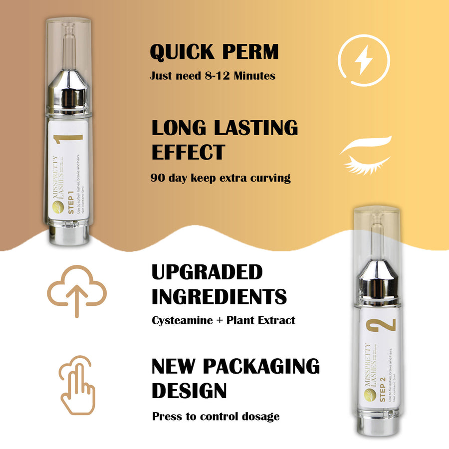 Cysteamine + Plant Extract Eyelash and Eyebrow Perm Kit