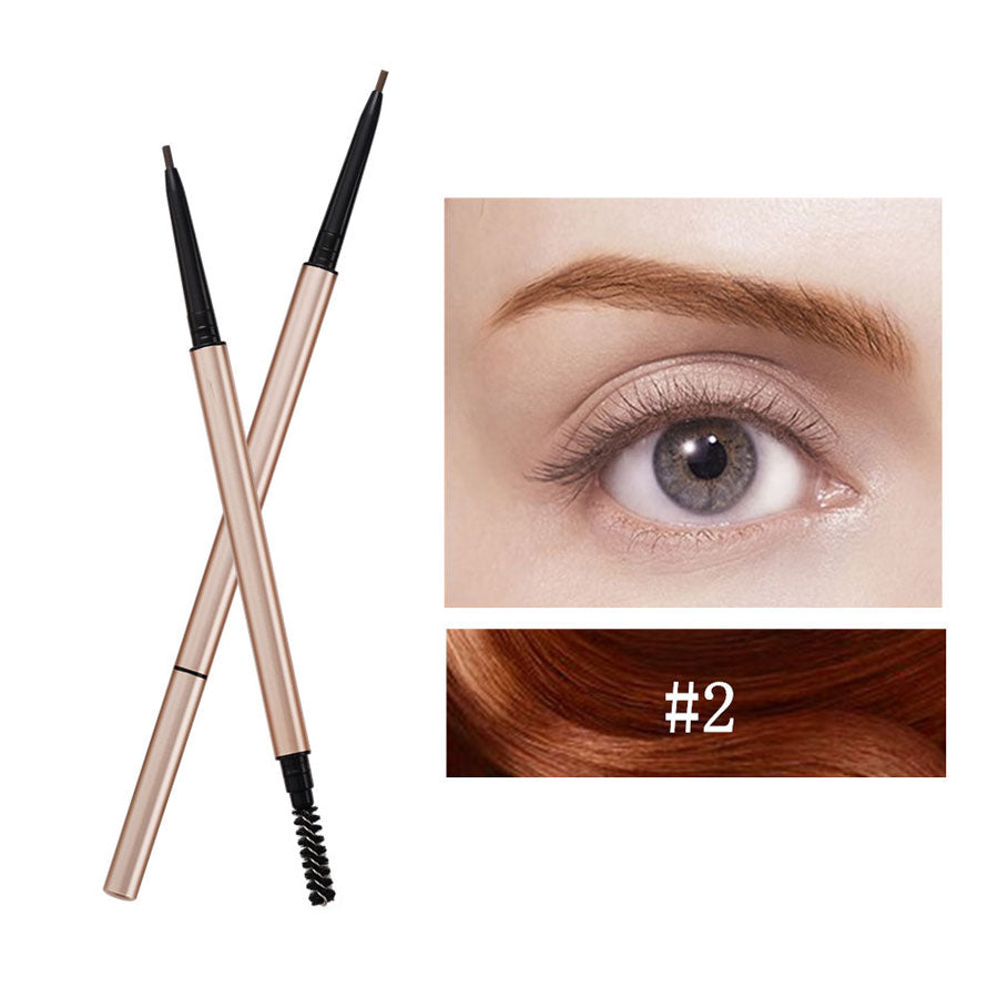 Ultra-fine, smooth and long-lasting rose gold tube eyebrow pencil