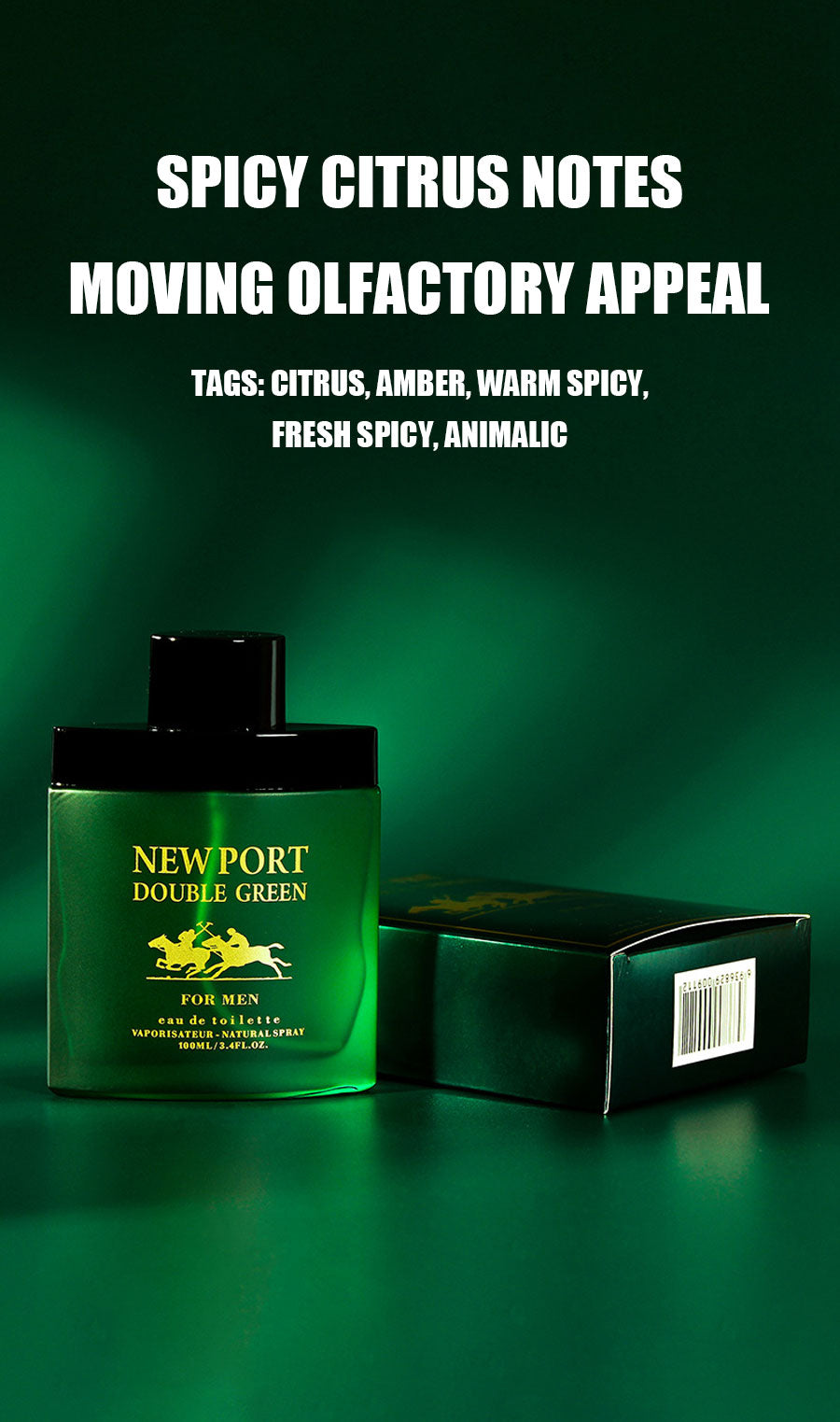 100 ml Spicy citrus notes perfume for men supplier - MUA Lashes Collections