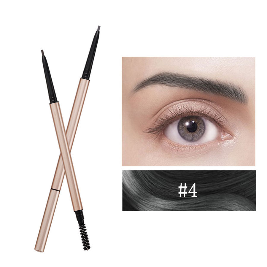 Ultra-fine, smooth and long-lasting rose gold tube eyebrow pencil