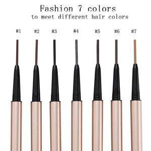 Ultra-fine, smooth and long-lasting rose gold tube eyebrow pencil