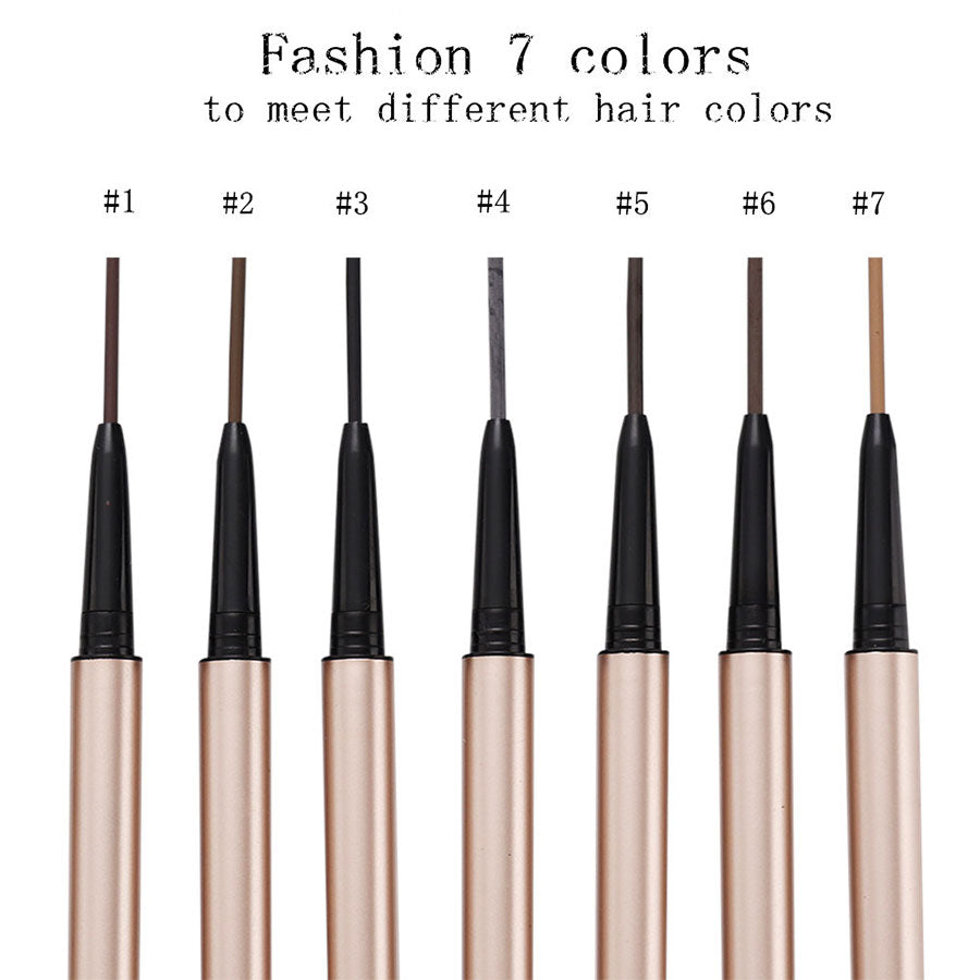 Ultra-fine, smooth and long-lasting rose gold tube eyebrow pencil