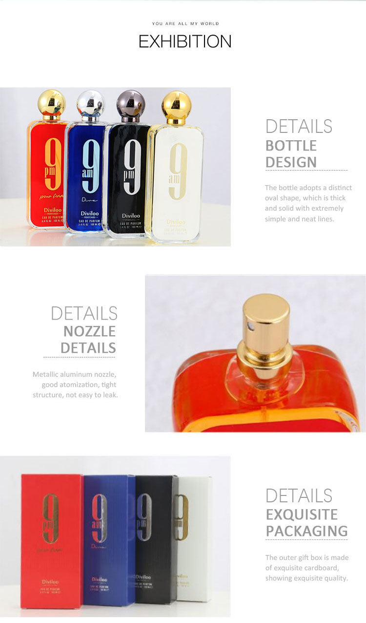 Famous arabic men perfume 9pm men Blue bottle - MUA Lashes Collections
