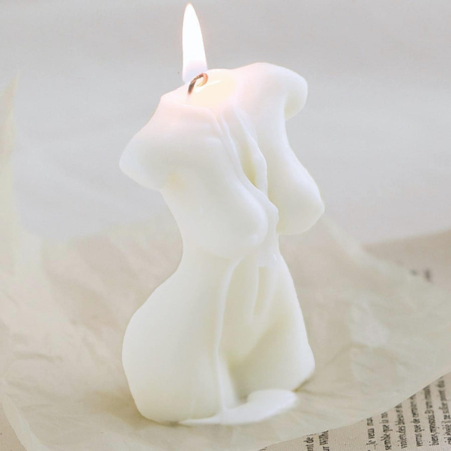 Handmade Colored Soy Wax Scented Naked Girl Candles - MUA Lashes Collections